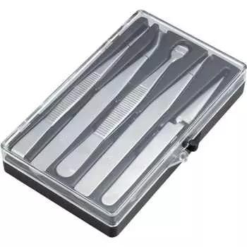 Набор из 5 пинцетов из нержавеющей стали TRUSCO TSP-91