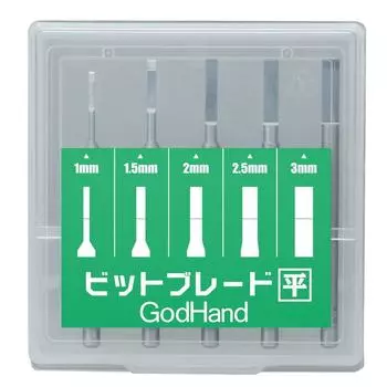 Набор из 5 плоских мечей God Hand Bit Blade GH-BBH-1-3