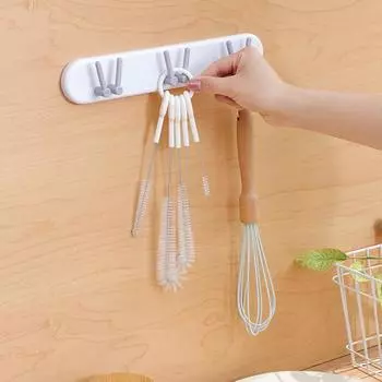 Набор из 5 предметов: щетка для мытья соломой, щетка для мытья чашек, щетка для мытья чашек, маленькая щетка, щетка для чистки щелей, щетка для чистки носиков чайников, щетка для бутылок белый