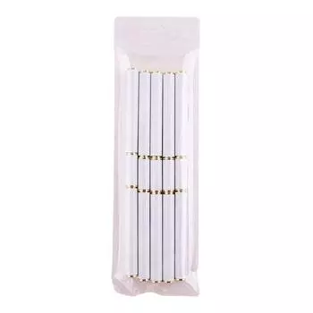 Набор из 5 профессиональных кистей для нейл-арта - точные инструменты для легкого и точного нейл-арта с гель-лаком белый