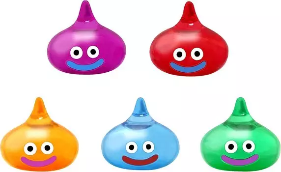 Набор из 5 прозрачных магнитов SQUARE ENIX Smile Slime