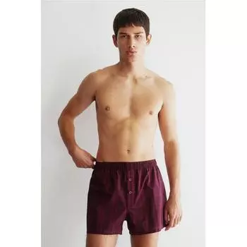 Набор из 5 шнурков для затягивания из хлопка HM, красная клетка XS