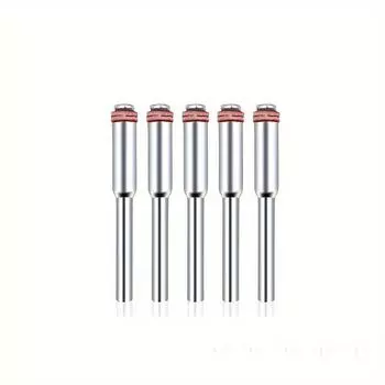 Набор из 5 вращающихся инструментов - стержень с рукояткой 1/8 дюйма для дисковой резки и полировки, аксессуар для сверла с рукояткой 3 мм
