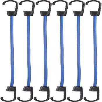 Набор из 6 эластичных шнуров длиной 40 см.