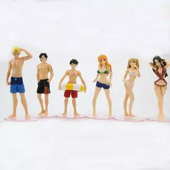 Набор из 6 фигурок One Piece Нами Робин Брук 11 см.