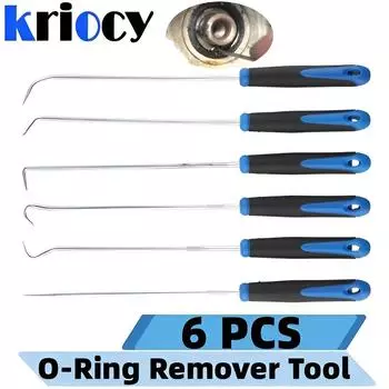 Набор из 6 крючков, прочный, удлиненный, съемник уплотнительных колец и уплотнителей, инструмент для хобби, съемник, инструменты для технического обслуживания и очистки автомобиля