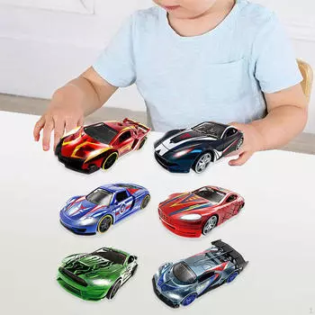 Набор из 6 литых машинок, подарки на День святого Валентина, 1 шт.:64 модели машин, машинки для взрослых, младенцев, детей, B