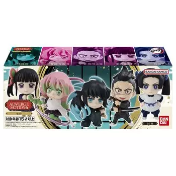 Набор из 6 наборов Demon Kimetsu no Yaiba ADVERGE MOTION, конфетная жевательная резинка Kimetsu no Slayer (1 кусок) Игрушка/Жевание (Убийца демонов Яиба)