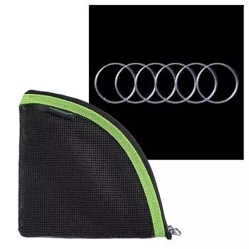 Набор из 6 поводков для ловли нахлыстом Kylebooker с предварительно завязанной петлей и коническим кошельком для поводков 275CM-0X