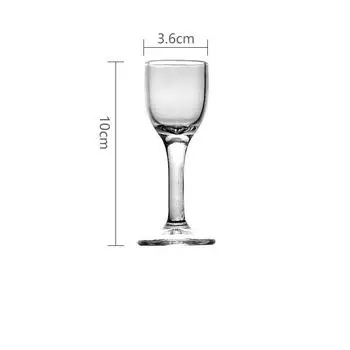 Набор из 6 предметов 25 мл классические прозрачные стеклянные маленькие винные кружки для иностранных винных спиртных напитков водочные кружки бытовые ликерные бокалы посуда для напитков 6pcs