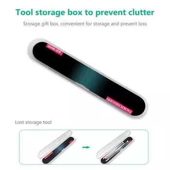 Набор из 6 предметов для удаления ушной серы в Acciaio Inossidabile Earpick для удаления кюреток из ушной серы 6PCS серебряный