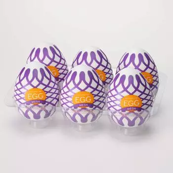 Набор из 6 яичных сеток TENGA белого цвета