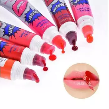 Набор из 6-ти цветных увлажняющих блесков для губ Peel-Off для студентов with box