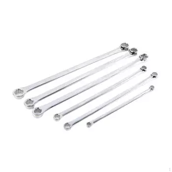 Набор из 6 удлиненных торцевых гаечных ключей с трещоткой, удобные автомобильные инструменты для
