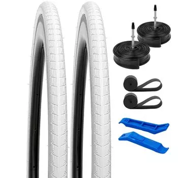 Набор из 700 28c 700x28c цветная велосипедная камера для покрышек толстый клапан Presta 60 мм ободная лента покрышка покрышка для велосипеда покрышка для шоссейного велосипеда покрышка для кроссового велосипеда 700c покрышка 2,