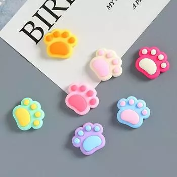 Набор из 7 красочных магнитов на холодильник с кошачьими лапками - милые и забавные декоративные магниты на холодильник для досок, поз.