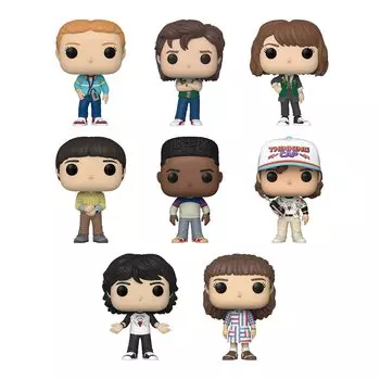 Набор из 8 фигурок Funko Stranger Things Season 4 Майк Дастин Лукас Уилл Стив Макс Мэйфилд Поп! - Одиннадцать, Уиллер, Хендерсон, Синклер, Байерс, Робин,