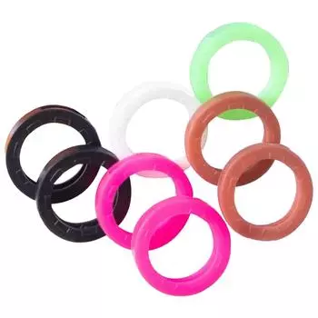 Набор из 8 разноцветных колпачков для ключей, аксессуар для легкой организации с колпачками для ключей смешанных цветов разной формы C