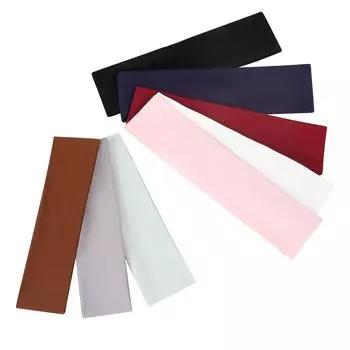 Набор из 8 спортивных повязок на голову для женщин, эластичные мягкие тканевые нескользящие повязки для волос, повязка для волос One Size