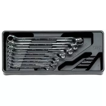 Набор из 8 торцевых ключей Kyoto Machinery Tools TM508 (КТК) серебряный