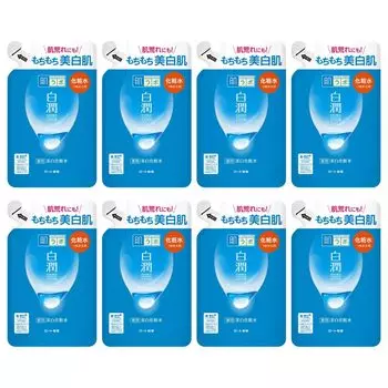 Набор из 8 запасных частей лосьона Hada Labo Hakujun Medicated Whitening Lotion, содержит 3 отбеливающих ингредиента, 170 мл [оптовая закупка]