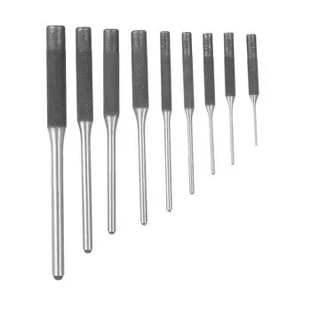 Набор из 9 шт., набор пробойников, стальные пробойники, инструмент для удаления штифтов с футляром для переноски для ювелиров