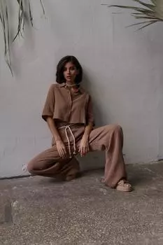 Набор из мягкого коричневого муслина Bohemai Olympos Rope