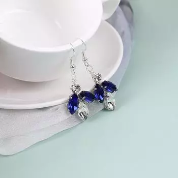 Набор из синих ромашек, инкрустированных цветочными вставками, гребень для волос для женщин, летние свадебные головные уборы, гребень для волос