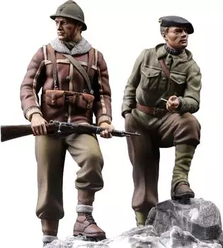 Набор из смолы «Битва за Нарвик» 1940 года, французский солдат TBO35213 1/35