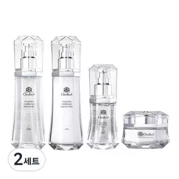 Набор из тоника Cledbel Collagen Whitening Skin Toner + Essence Lotion + Serum + Cream, 2 набора
