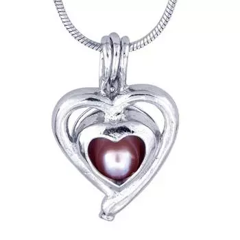 Набор из жемчуга и мидий, ожерелье в коробке, сделай сам, с подвеской в форме сердца, жемчужная устрица, подарок для друзей, семьи и влюбленных