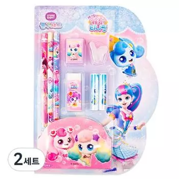 Набор канцелярских принадлежностей Catch Tiniping Sweet and Sour, случайный, 2 предмета, популярный персонаж в Корее