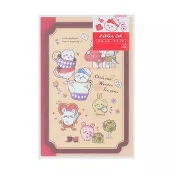 Набор канцелярских принадлежностей Sunstar Chikawa Letter Die Cut Wonder Tea Time Wonderland S8907684