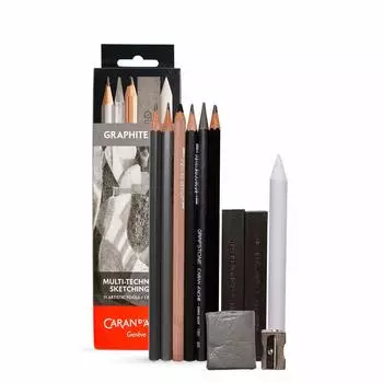 Набор карандашей Caran Graphite Line Sketch Set d Ache 0775-311 Multi-Technique
