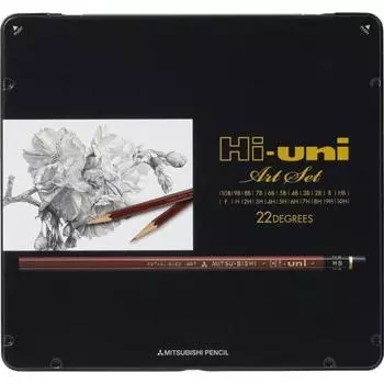 Набор карандашей Mitsubishi Pencil High Uni Art 22 предмета HUAS