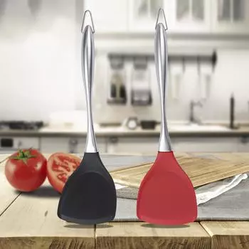 Набор кастрюль с антипригарным покрытием, кухонная лопатка Силиконовая посуда Силиконовая лопатка Кухонная утварь
