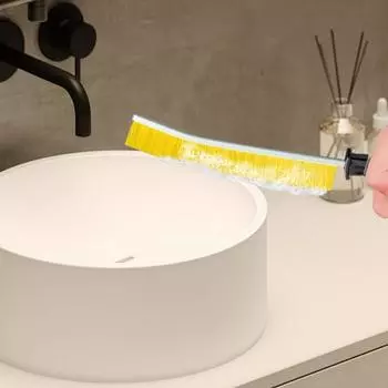 Набор кистей для чистки щелей, 2 шт., ультратонкая щетина, глубокая очистка уголков и щелей, эргономичная ручка, щетка для труднодоступных мест зелёный