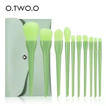 Набор кистей для макияжа, 10 шт., в сумке O.TWO.O 2015-3