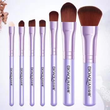 Набор кистей для макияжа из 7 предметов, косметические инструменты для теней и глаз, кисти для красоты