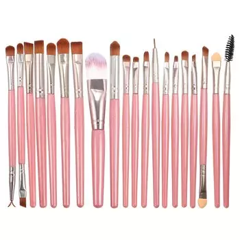Набор кистей для макияжа VOCOSTE Travel, кисть для теней, контурной основы, консилера, кисти для румян, поддельные волокна, 1 набор, вишневый цвет