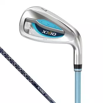 Набор клюшек для клюшек DUNLOP XXIO Thirteen Ladies Iron Set из 5 предметов MP1300L Shaft Carbon Right Blue Count SW L # 7-9, PW, Flex синий