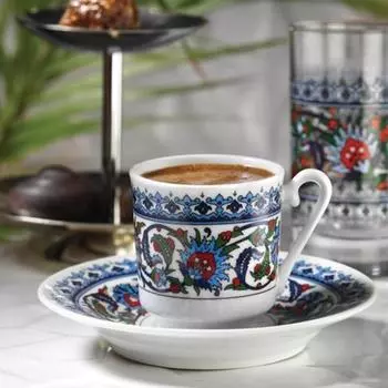 Набор кофейных чашек Topkapi на 6 персон