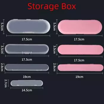 Набор коробок для хранения палочек для еды из полипропилена — большого, среднего, маленького размеров, портативные и штабелируемые. Transparent No. 0 box