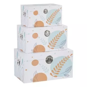 Набор корзин 65 х 38 х 35 см. Канва ДМФ. (3 куска)