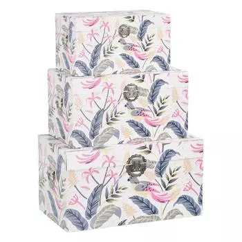 Набор корзин 65 х 38 х 35 см. Канва ДМФ. (3 куска)