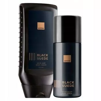 Набор косметики Avon Black Suede: Дезодорант + гель для душа 250 мл