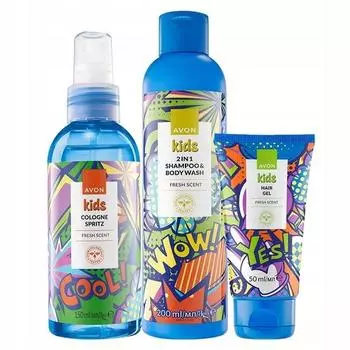 Набор косметики Avon Kids Fresh для мальчиков, 3 предмета