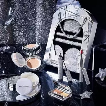 Набор косметики Maquillage Professionnelle, бархатная матовая помада, пудра, тени для век, крем, все в одном, подарочный набор косметики 01, 5 предметов