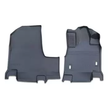 Набор ковриков для педалей Step Wagon, коврик для сиденья водителя, коврик для пассажирского сиденья, подставка для ног, пластиковый песок, противообрастающее покрытие, очистка водой STEPWGN HONDA S YOURS RP6/RP7/RP8 чёрный