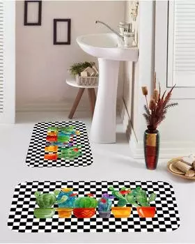 Набор ковриков для ванной с принтом Mosimoso BM222